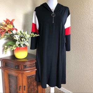 Vibe Hooded Sportswear Dress